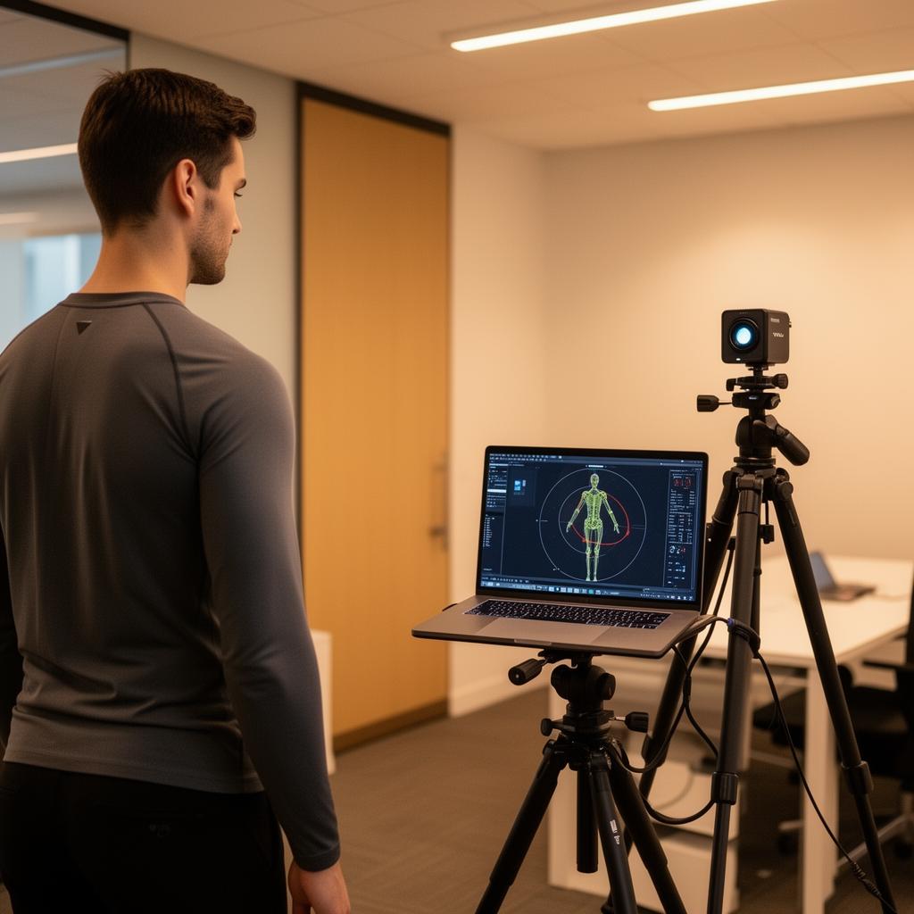 VALD HumanTrak 3D movement analysis assessment during a body alignment workshop